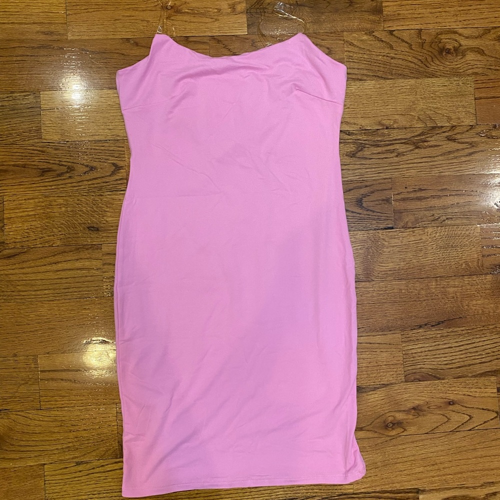 Pink fashion nova dress